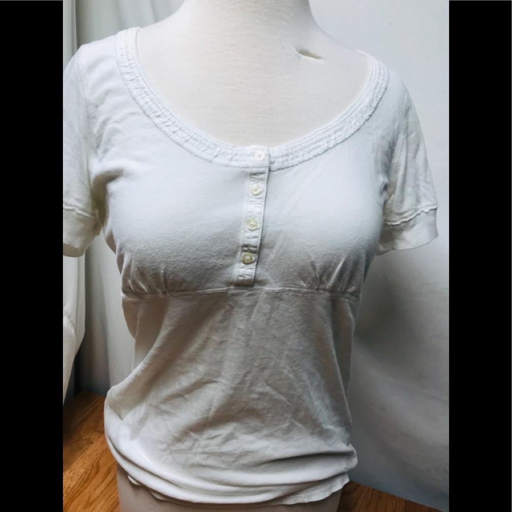 Ralph Lauren polo top white size medium